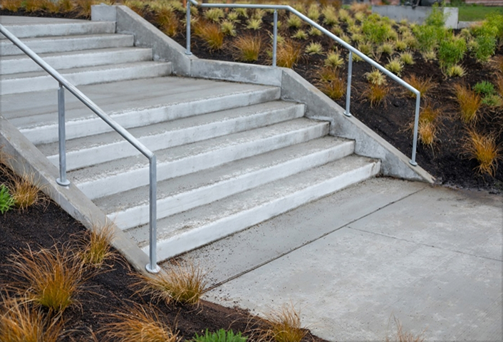 Sidewalks, Steps & Pads