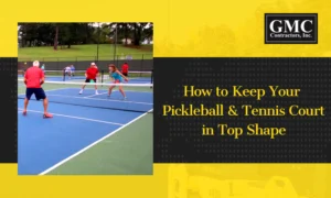 pickleball and tennis court maintenance