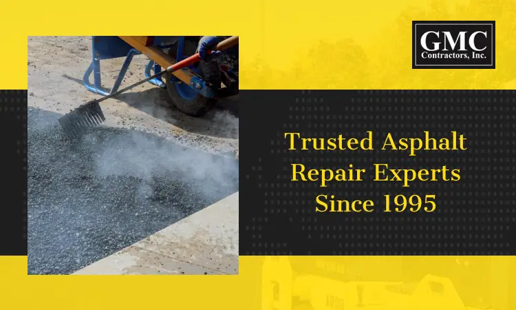 GMC Contractors asphalt repair team